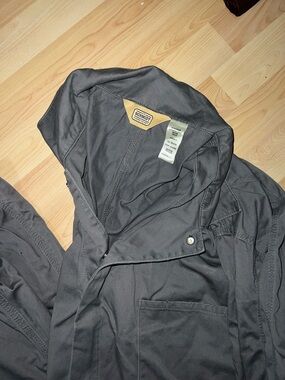 Schmidt Men's jumpsuit $25 workwear 4XL in Charcoal Gray